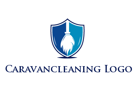 head of mop logo for cleaning services