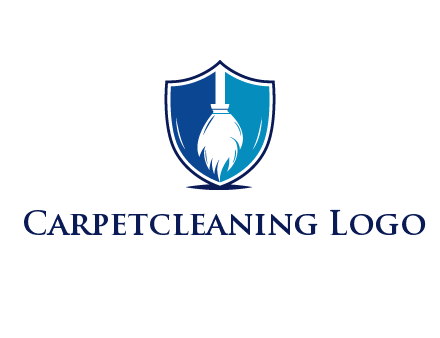 head of mop logo for cleaning services