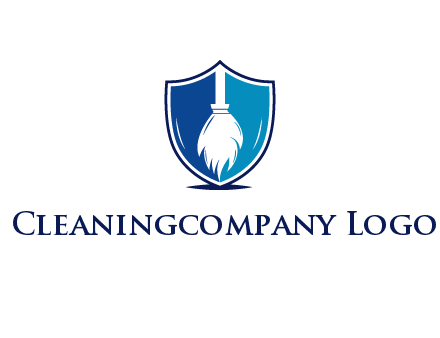 head of mop logo for cleaning services