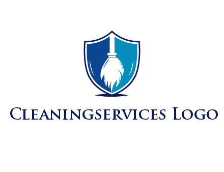 head of mop logo for cleaning services