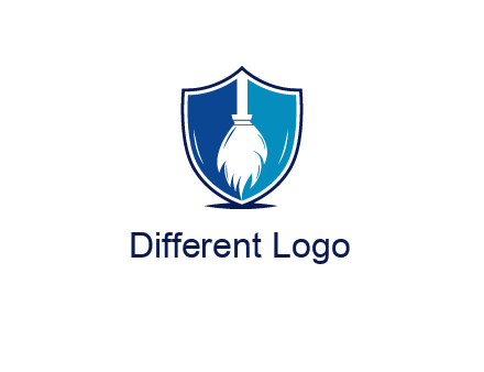head of mop logo for cleaning services