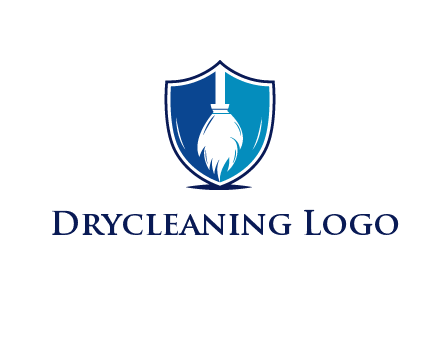 head of mop logo for cleaning services