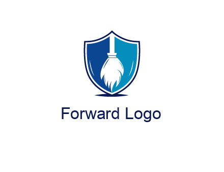head of mop logo for cleaning services