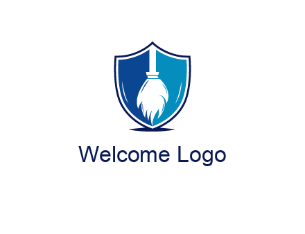 head of mop logo for cleaning services