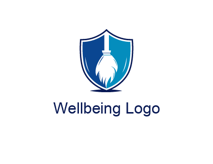 head of mop logo for cleaning services