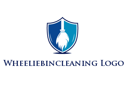 head of mop logo for cleaning services