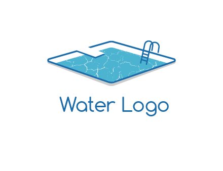 swimming pool logo