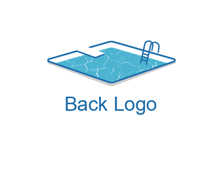 swimming pool logo