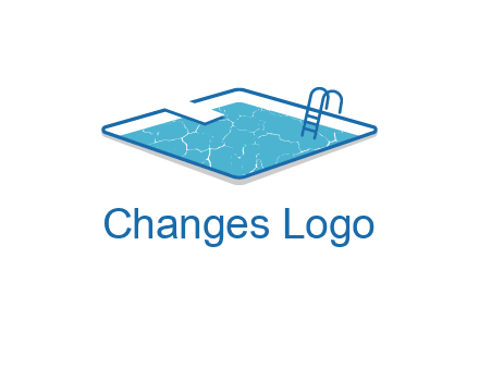 swimming pool logo