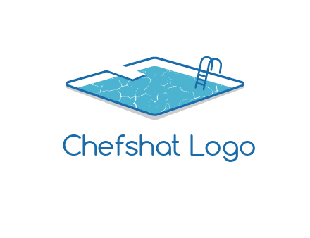swimming pool logo
