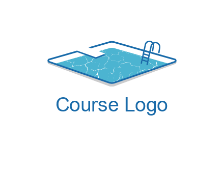 swimming pool logo