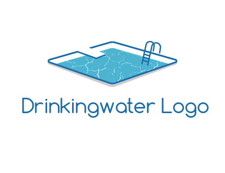swimming pool logo