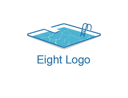 swimming pool logo