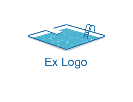 swimming pool logo