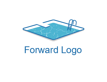 swimming pool logo