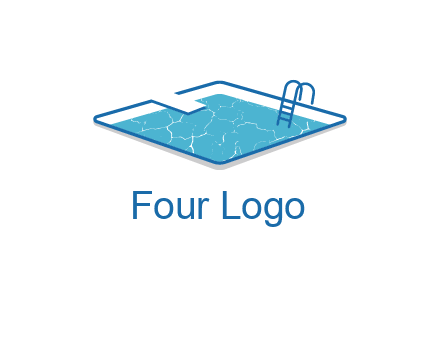 swimming pool logo