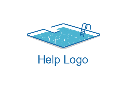 swimming pool logo