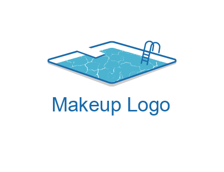 swimming pool logo