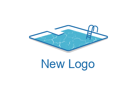 swimming pool logo