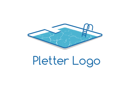 swimming pool logo