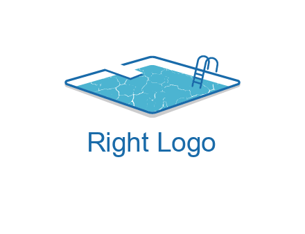 swimming pool logo