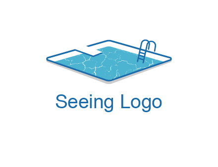 swimming pool logo