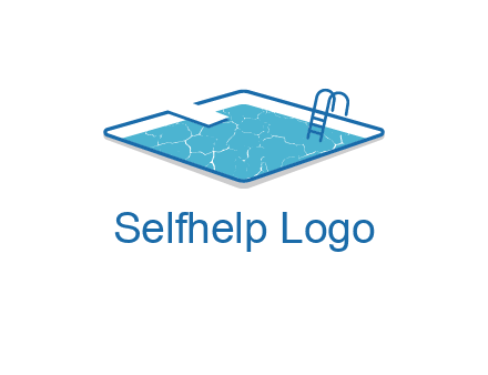 swimming pool logo