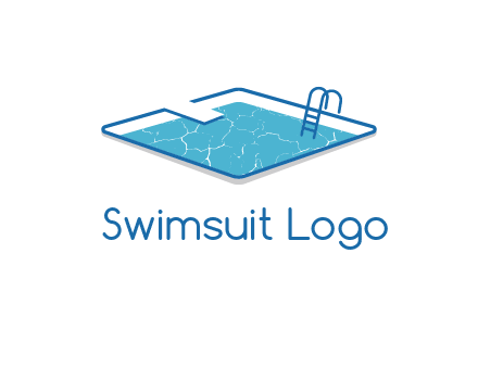 swimming pool logo