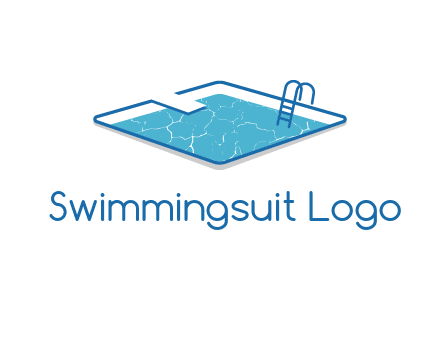 swimming pool logo