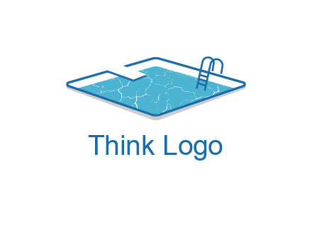 swimming pool logo