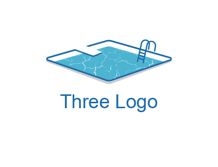 swimming pool logo