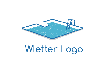 swimming pool logo