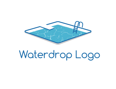 swimming pool logo