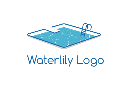swimming pool logo