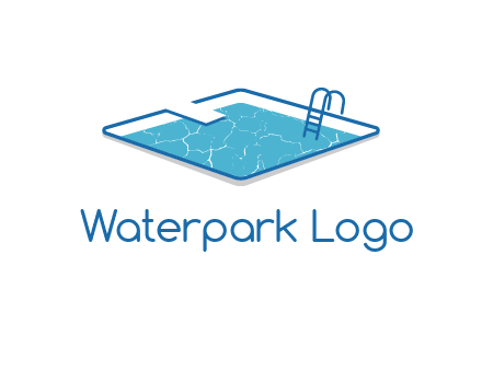 swimming pool logo
