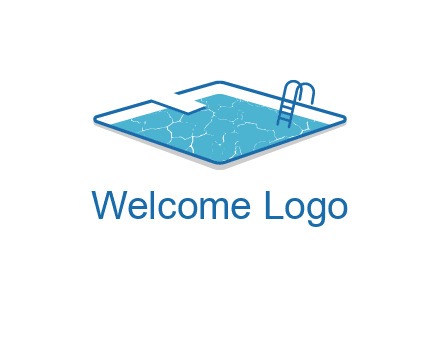 swimming pool logo
