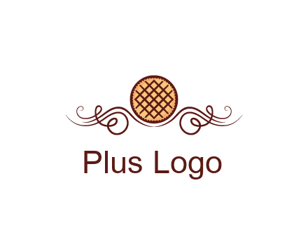 pie with swirls resembling pumpkin carriage in Cinderella