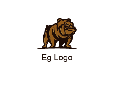 angry bulldog logo