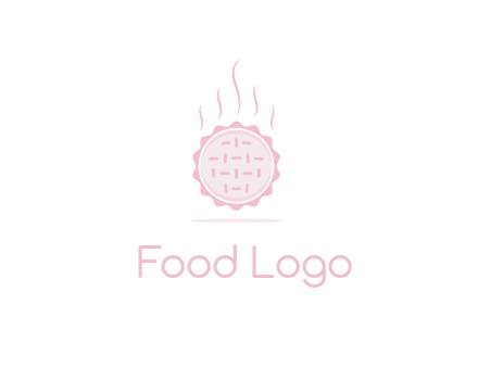 steaming pie bakery logo