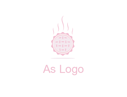 steaming pie bakery logo