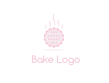 steaming pie bakery logo