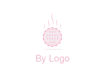steaming pie bakery logo