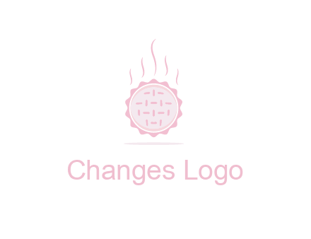 steaming pie bakery logo