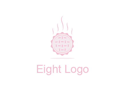 steaming pie bakery logo
