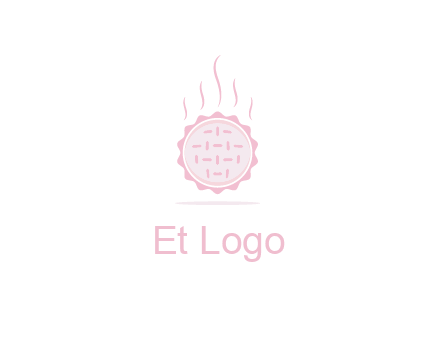 steaming pie bakery logo