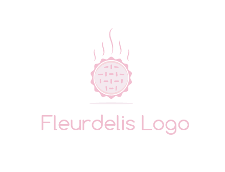 steaming pie bakery logo