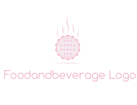 steaming pie bakery logo