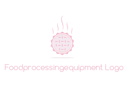 steaming pie bakery logo