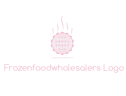 steaming pie bakery logo
