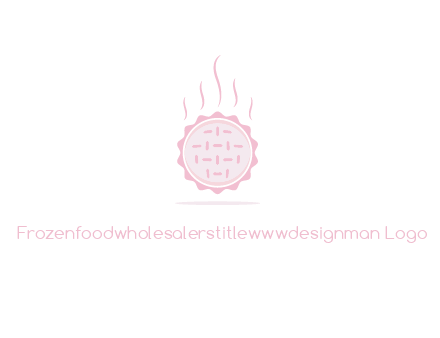 steaming pie bakery logo